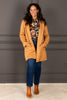 DOORBUSTER Amara Caramel Long Sleeve Jacket