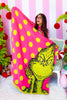 DOORBUSTER TWT® Cuddly As A Cactus Polka Dot Blanket