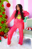 DOORBUSTER TWT® You're A Mean One Polka Dot Long Sleeve Pajama Set