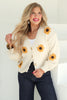 A Little Daisy Cream Long Sleeve Cardigan
