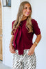 Go Anywhere Wine Short Sleeve Top