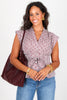 Jasmine Brown Short Sleeve Top