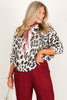 TWT® Lauren Black Leopard Short Sleeve Top