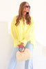 Made In The Sunshine Yellow Long Sleeve Blouse