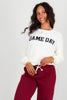 Z SUPPLY Sandstone Varsity Gameday Long Sleeve Sweater