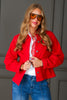 Bailey Ruby Red Long Sleeve Jacket