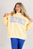 Dilly Dally Yellow Mock Neck Sweatshirt