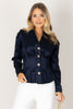 Joseph Ribkoff Midnight Blue Long Sleeve Blouse