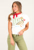 Lucky Duck White Short Sleeve Tee