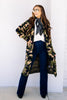 Everly Green Camouflage Long Sleeve Cardigan