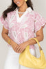 Always Radiant Red Short Sleeve Top