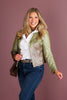 Insight Olive Ombre Long Sleeve Jacket
