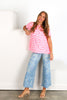 TWT® Hot Pink Leopard Short Sleeve Tee