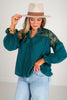 Willa Hunter Green Long Sleeve Blouse