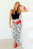 Tropical Escape Cream Cropped Pant
