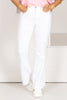 Tribal Audrey White Flare Jean