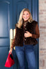 TWT® Gwyneth Leopard Faux Fur Brown Vest