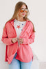 DOORBUSTER TWT Alice Red Washed Long Sleeve Jacket
