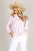 Hear Me Out Light Pink Button Down Top