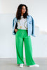 Pretty With Purpose Green Wide Leg Pant