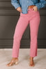 Kelsey High Rise Rose Garden Ankle Flare Jean