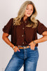 Emerson Brown Short Sleeve Top