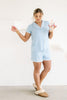 TWT Sweet Escape Light Blue Short Sleeve Pajama Set