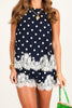 Coming Along Navy Polka Dot Short