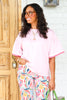 Cecily Light Pink Short Sleeve Top