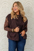 Breaking Free Brown Sleeveless Vest