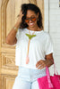 Street Sleek Ivory Short Sleeve Tee