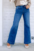 DOORBUSTER Tribal Audrey Faded Blue Pull On Wide Leg Jean