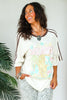 Paradise Dreamer Bone Leopard Bone Short Sleeve Tee