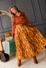 Emily McCarthy Dotty Leone Jacquard Midi Skirt