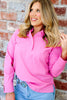 Foxcroft Tammy Guava Pink Long Sleeve Popover Blouse