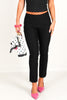 Tribal Flatten It Black Ankle Pant