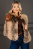 Ready Or Not Faux Fur Latte Brown Vest