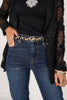 One Of Your Own Leopard Print Belt