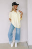 One Truth Butter Satin Short Sleeve Blouse