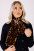 Going All Out Faux Fur Leopard Scarf