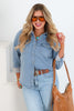 Rylee Denim Long Sleeve Shacket