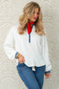 Mira White Long Sleeve Top