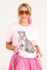 Pretty Fierce Pink Leopard Short Sleeve Tee