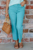 Take it Away Turquoise Wide Leg Jean