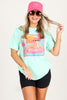 Sunkissed Safari Turquoise Tee
