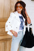 Joseph Ribkoff Vanilla Vegan Leather Jacket