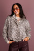 Vera Ecru Zebra Long Sleeve Jacket
