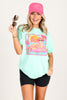 Sunkissed Safari Turquoise Tee