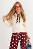 Bree Light Beige Long Sleeve Sweater