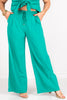 On the Coast Green Wide Leg Pant